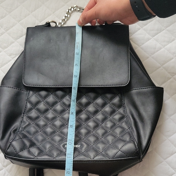 Nine West Navy Quilted Backpack - Picture 4 of 5